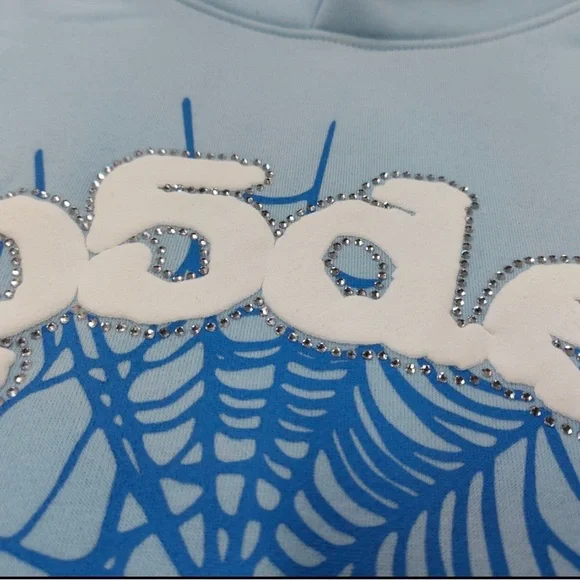 Spyder Men's Light Blue Graphic Hoodie
